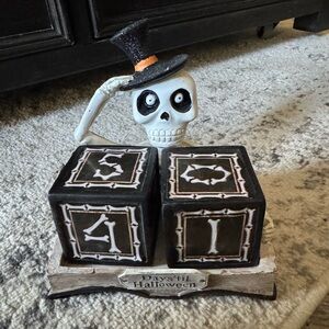 Halloween Skeleton Calendar